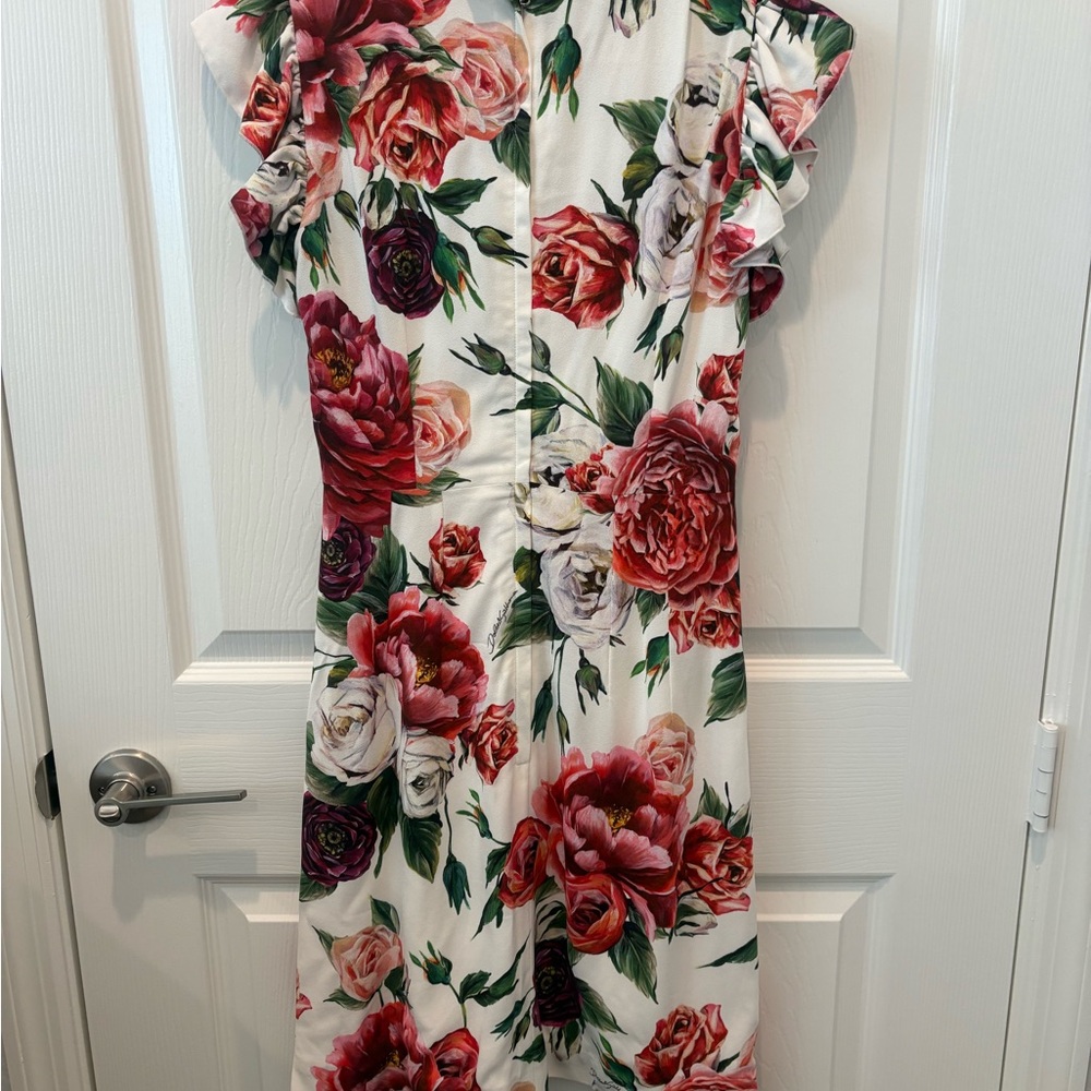 Dolce & Gabbana Multicolor Floral Mini Dress - Picture 8 of 9